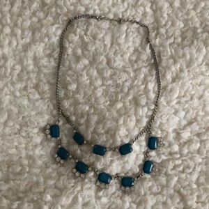 Blue chunky necklace
